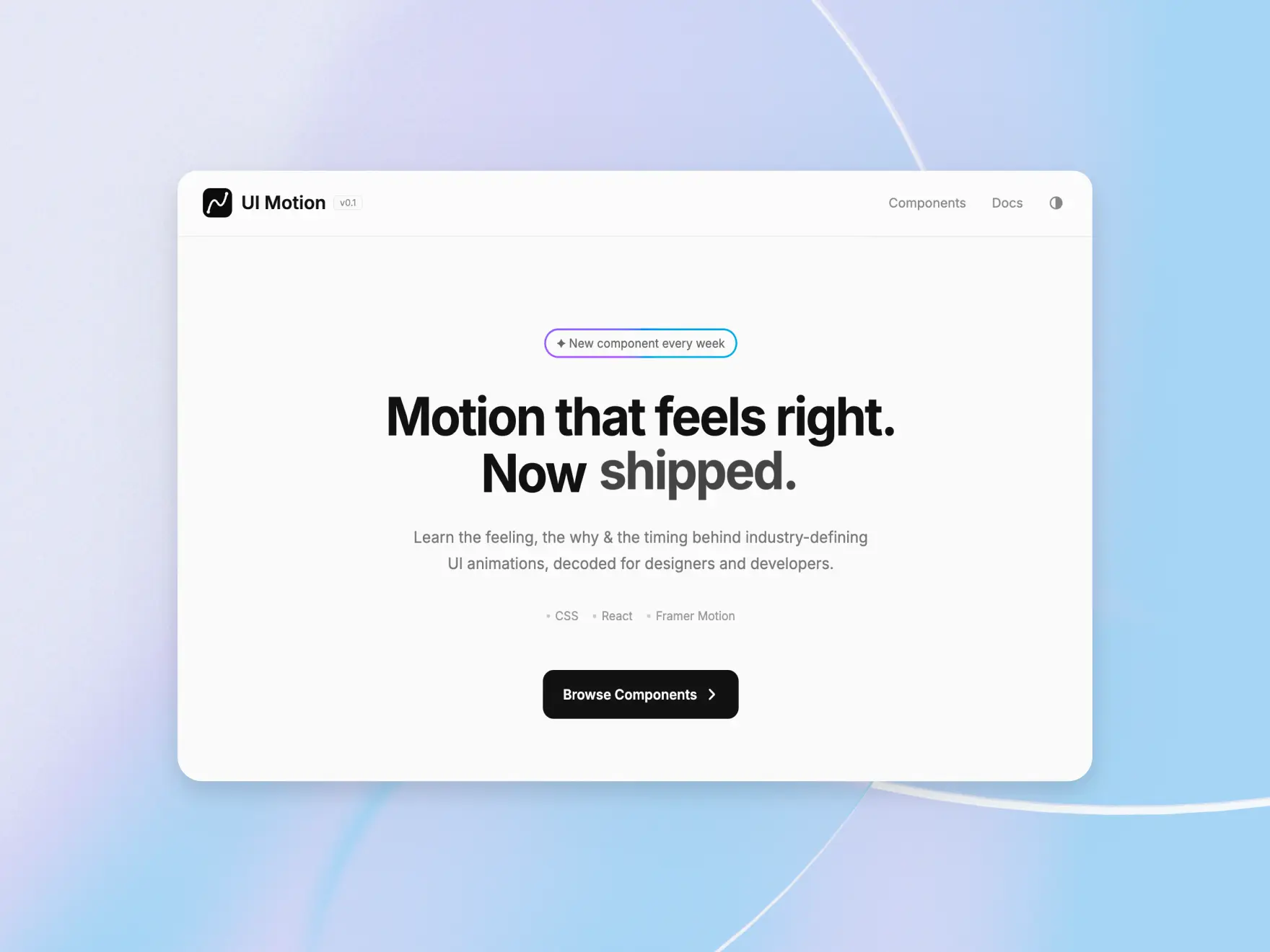 Motion Library